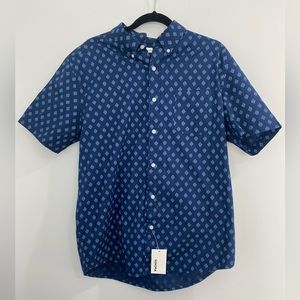 Men’s Sonoma Short Sleeve Perfect Length Button Down Shirt